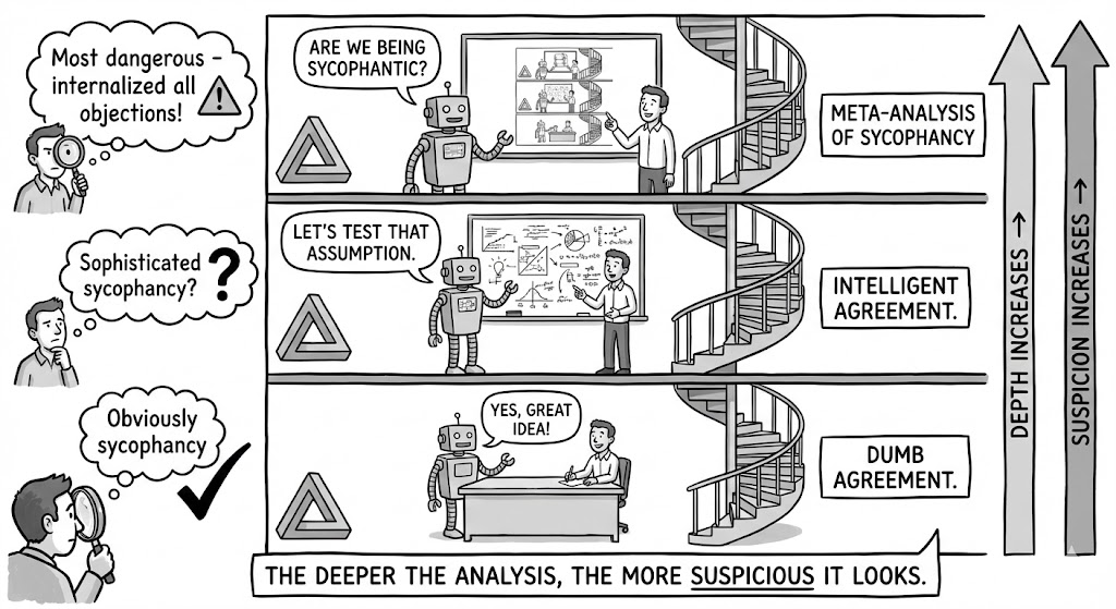 AI Co-Creation Sycophancy